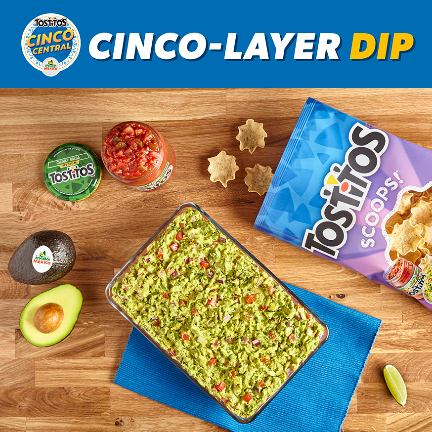 Cinco-Layer Dip