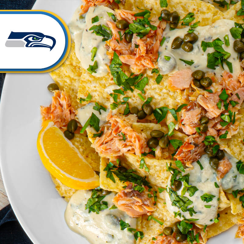 Smoked Salmon Nachos Tostitos