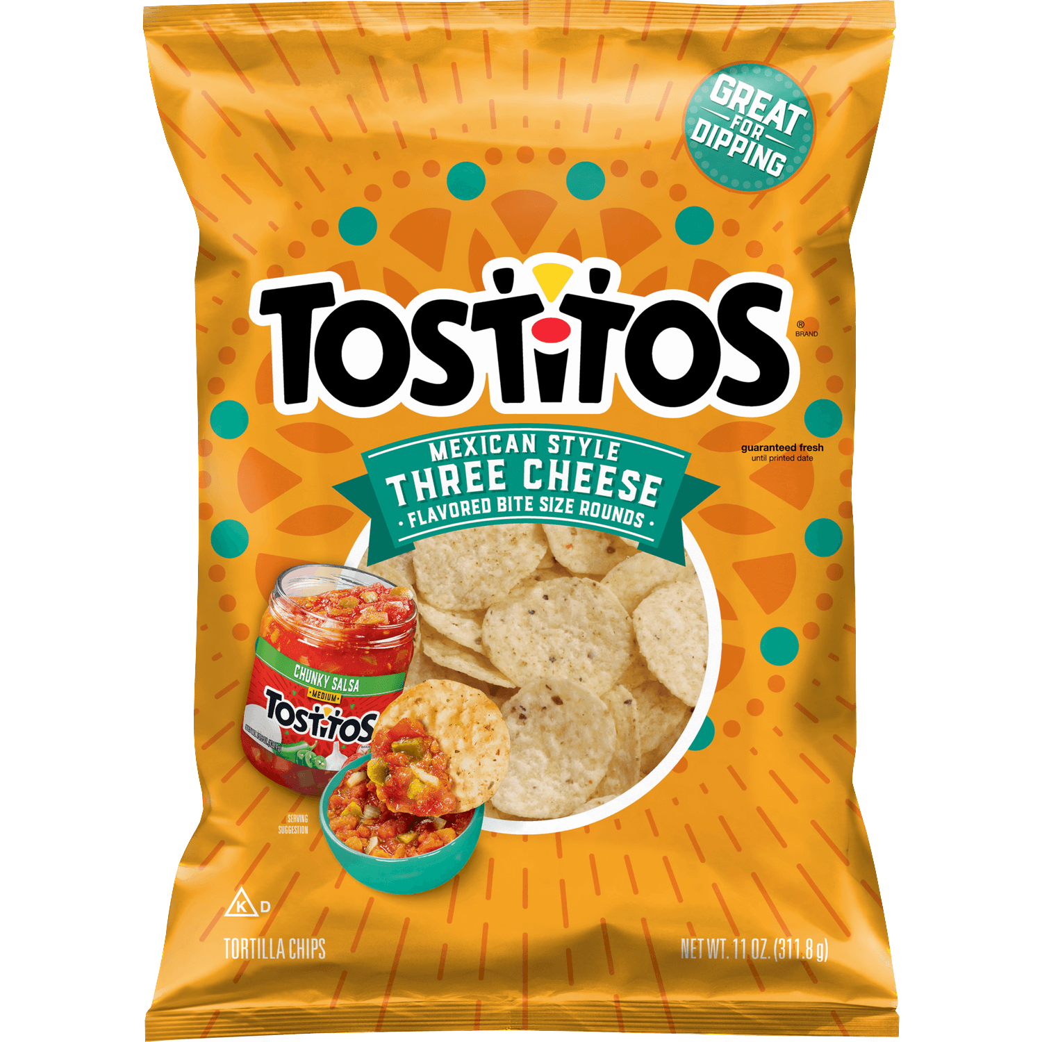 TOSTITOS® Mexican Style Three Cheese Bite Size Rounds