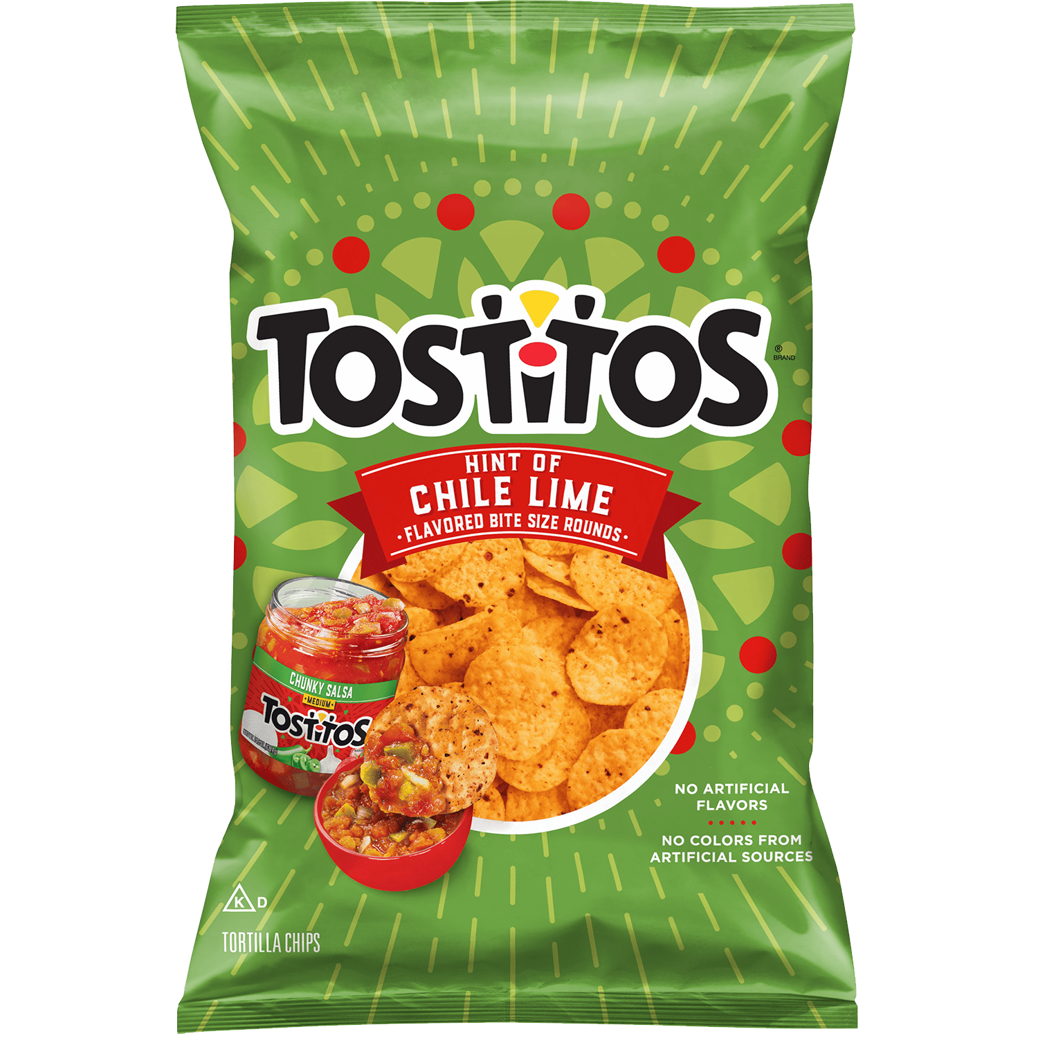 Package - TOSTITOS® Hint of Chile Lime Bite Sized Rounds